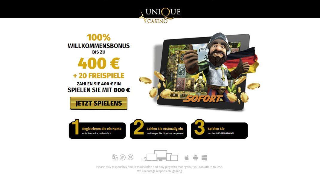 Unique Casino online test